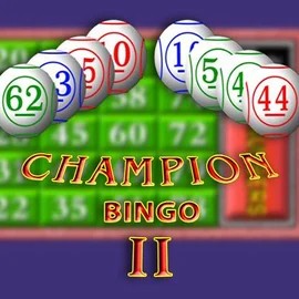 Official Bingo logo: Champion Bingo II by FBM at Robocat Casino