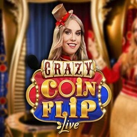Crazy Coin Flip online game logo by Evolution on robocathu.com