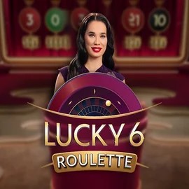 Lucky 6 Roulette slot logo by Pragmatic Play at Robocat Casino