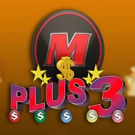 Plus 3 Full HD slot logo by FBM at Robocat Casino