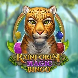 Rainforest Magic Bingo online game logo by Play’n GO on robocathu.com